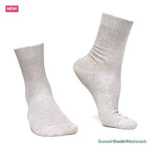 All-natural Linen Socks, Unisex, Thin, Breathable, Sleep Socks